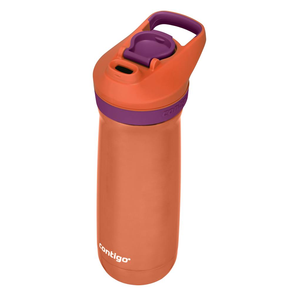 Contigo® Kids’ Casey Stainless Steel Water Bottle with Spill-Proof Leak-Proof Lid, 13oz (RLBQ)