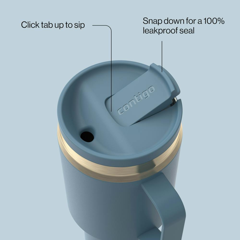 30 oz SnapSeal™ Tumbler (w/ Straw & Handle) (HJ5Y)