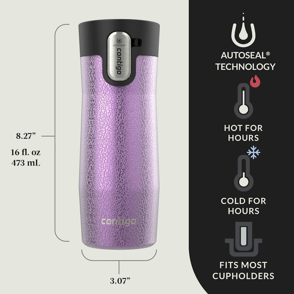 Contigo® AUTOSEAL® West Loop Vacuum-Insulated Stainless Steel Travel Mug with Easy-Clean Lid, 16 oz (JEYE)
