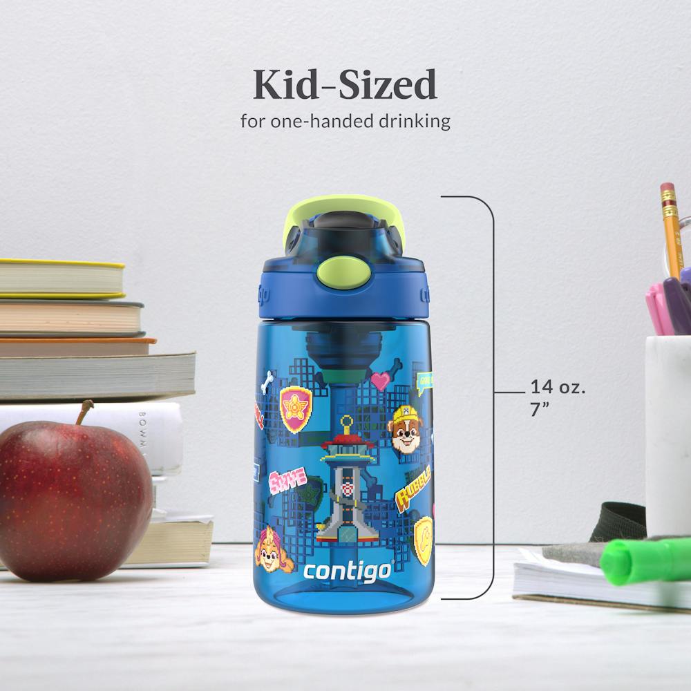 Contigo® Kids Water Bottle with Redesigned AUTOSPOUT® Straw, 14 oz (T4L6)