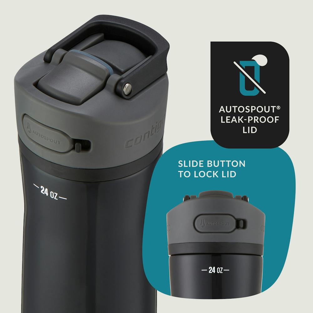Contigo® Ashland Chill 2.0 Stainless Steel Water Bottle with AUTOSPOUT® Lid, 24oz (XHG7)