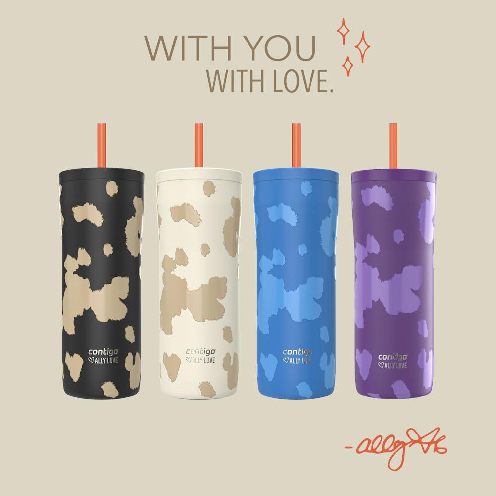 Contigo® x Ally Love Streeterville 2.0 Stainless Steel Tumbler with Straw, 24oz (S663)