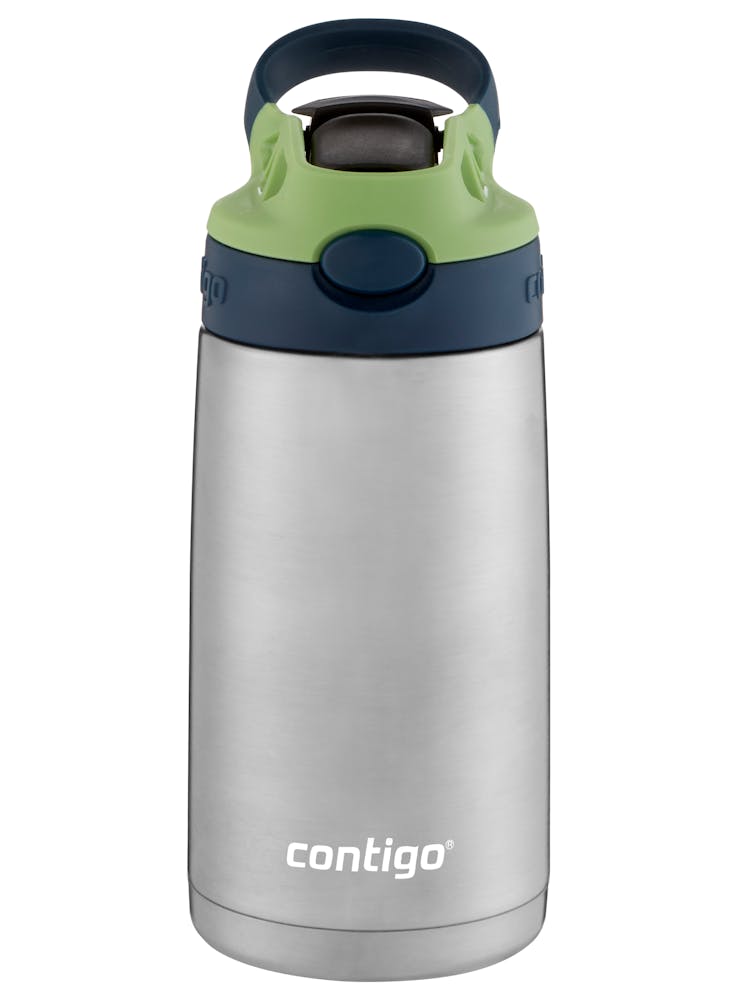 Contigo® Kids Straw Stainless Steel Water Bottle with AUTOSPOUT® Lid, 13oz (9IM8)