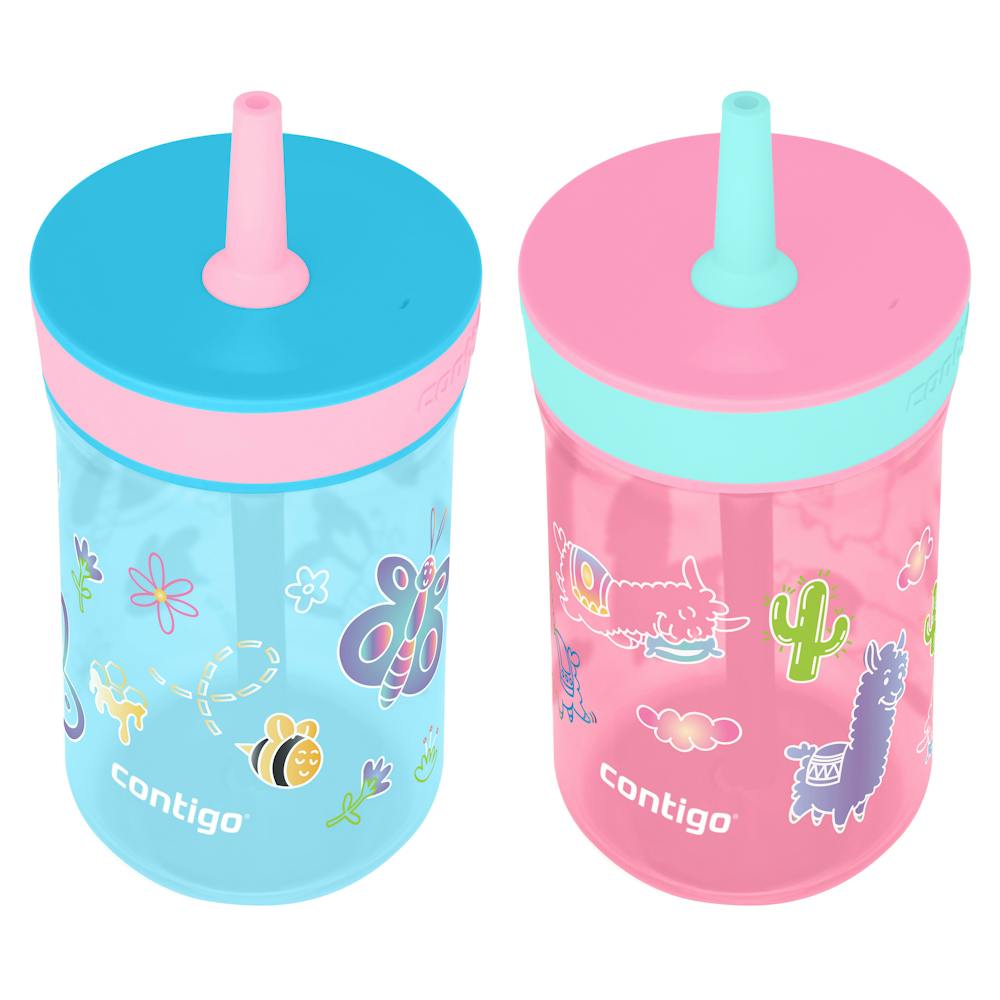 Contigo® Kids’ Leighton Straw Tumbler with Spill-Proof Leak-Proof Lid, 14oz (WYHM)