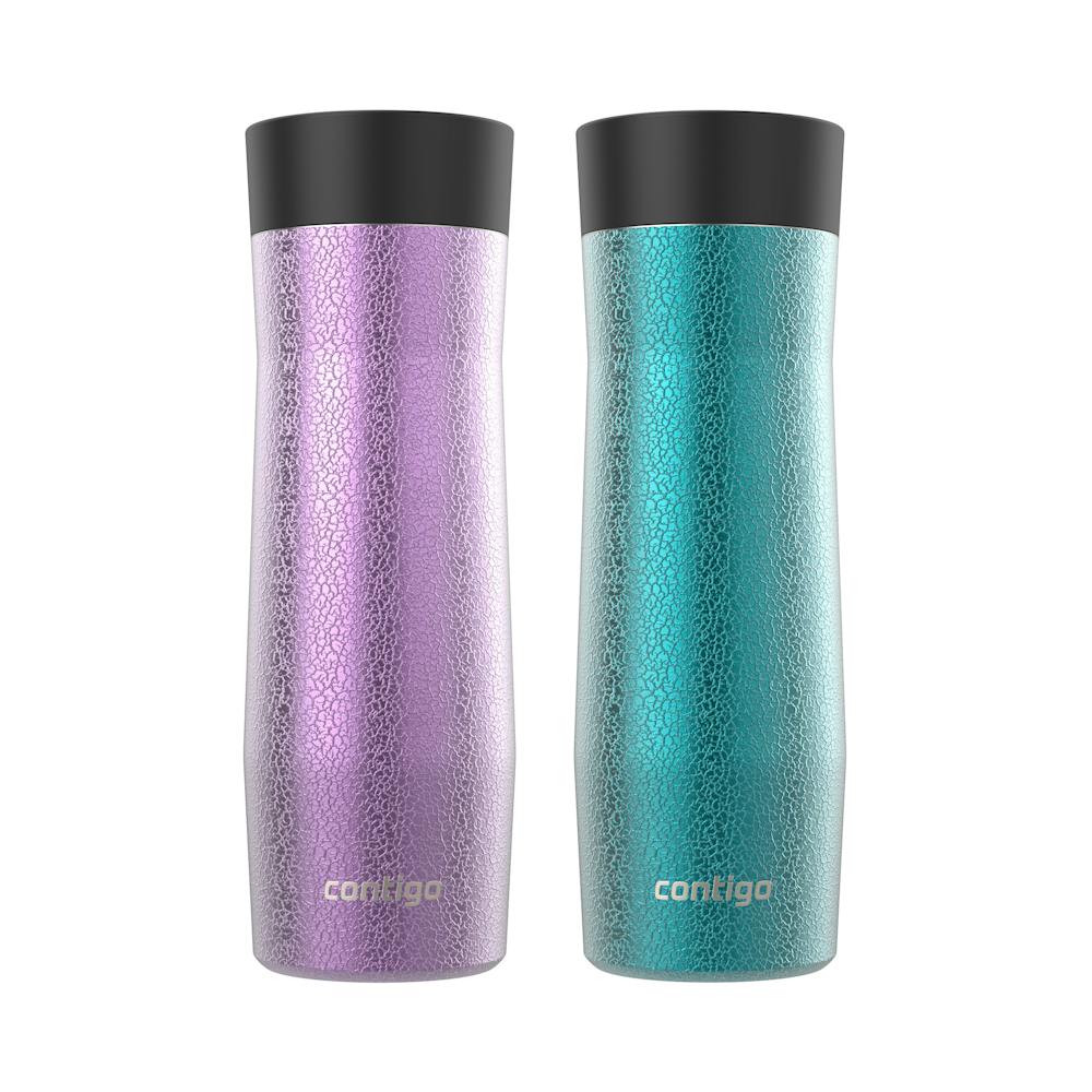 Contigo® AUTOSEAL® West Loop Vacuum-Insulated Stainless Steel Travel Mug with Easy-Clean Lid, 20 oz, 2-Pack (Y814)