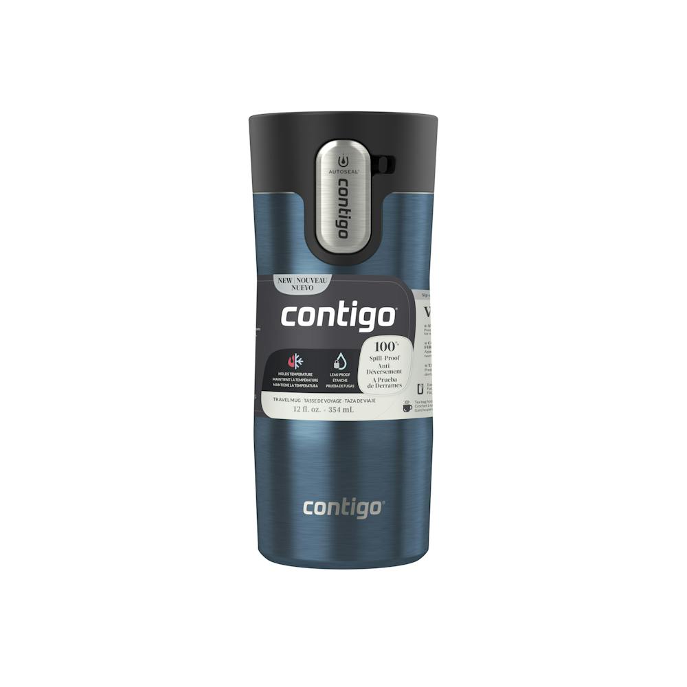 Contigo® AUTOSEAL® West Loop Vacuum-Insulated Stainless Steel Travel Mug with Easy-Clean Lid, 12 oz (7HZV)