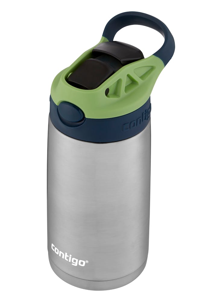 Contigo® Kids Straw Stainless Steel Water Bottle with AUTOSPOUT® Lid, 13oz (9IM8)