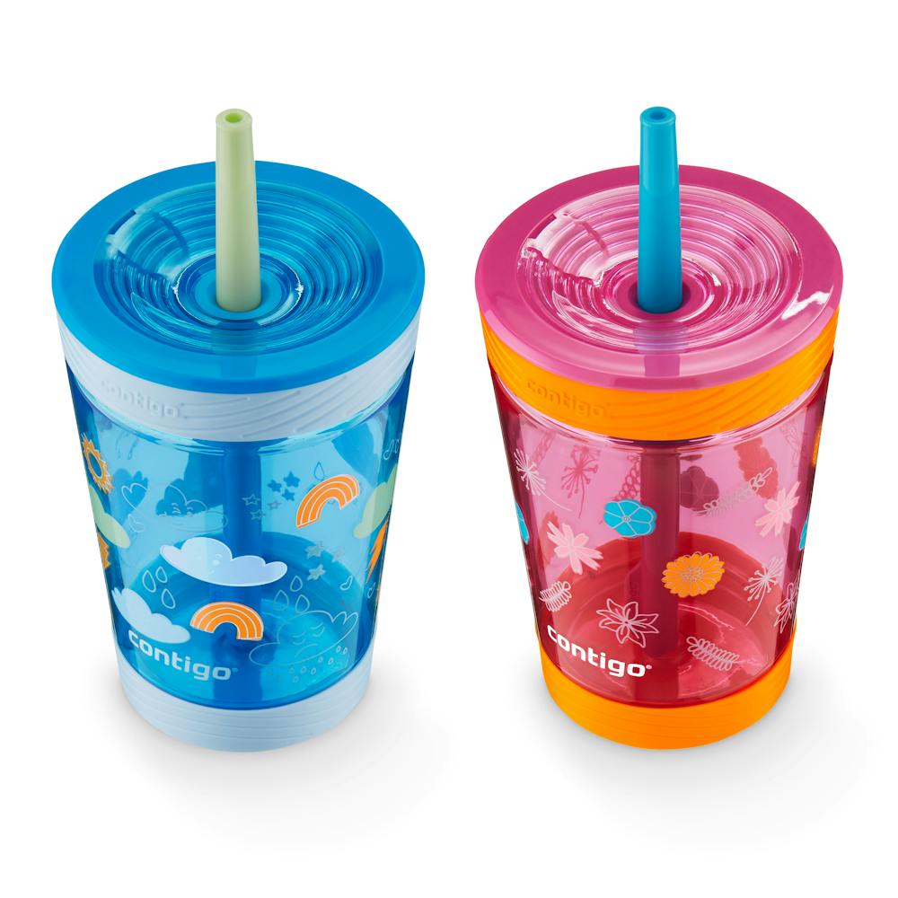 Contigo® Kids Spill-Proof Tumbler with Straw, 14oz., 2 Pack (3Z2Q)
