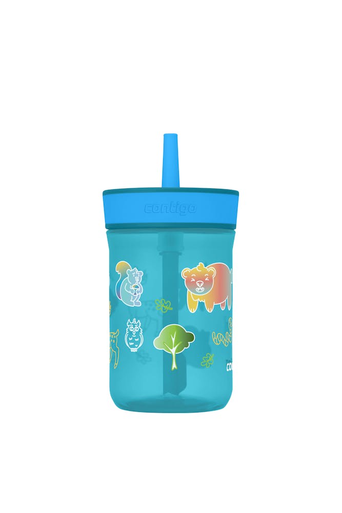 Contigo® Kids’ Leighton Straw Tumbler with Spill-Proof Leak-Proof Lid, 14oz (CGGY)