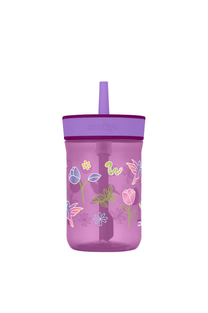 Contigo® Kids’ Leighton Straw Tumbler with Spill-Proof Leak-Proof Lid, 14oz (CGGY)