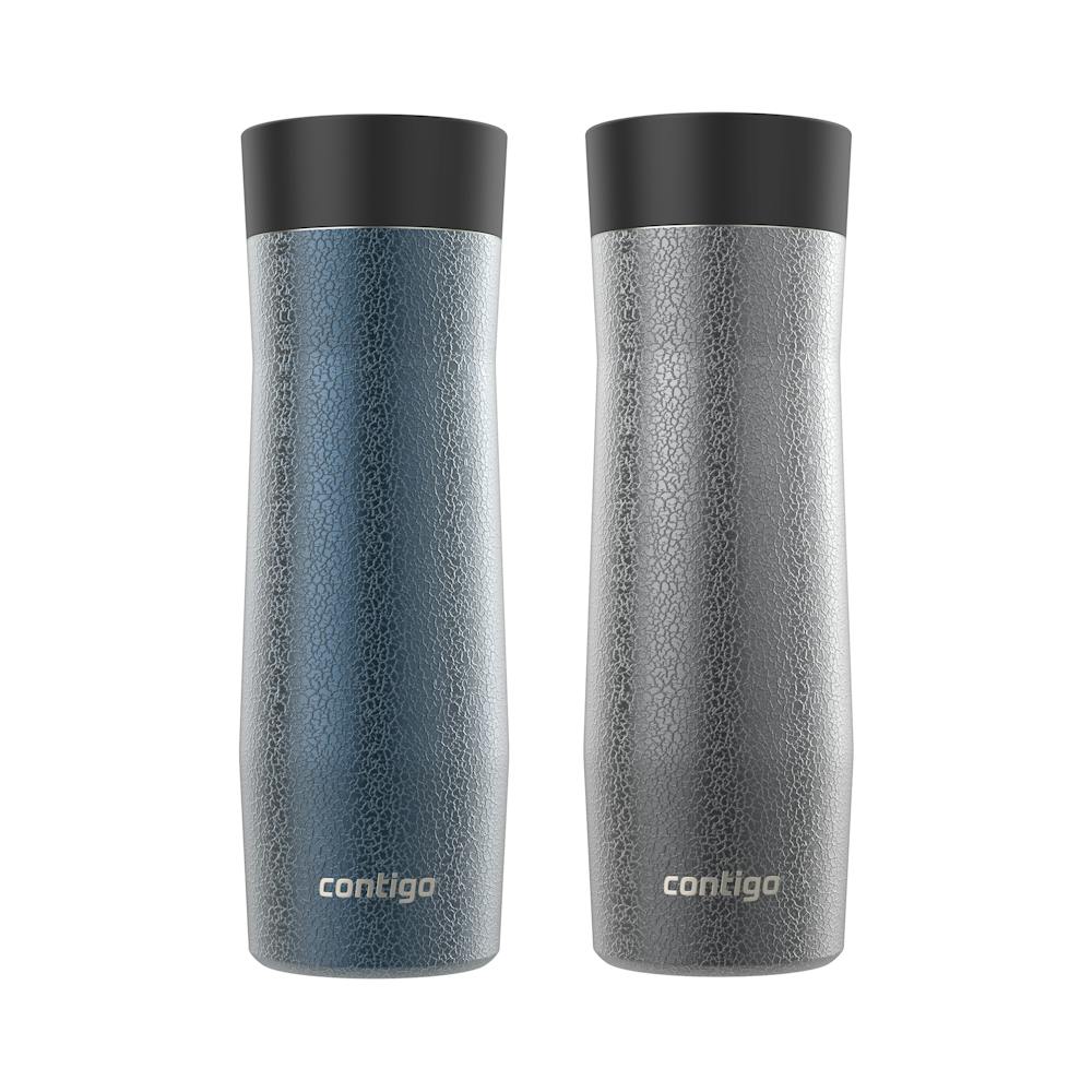 Contigo® AUTOSEAL® West Loop Vacuum-Insulated Stainless Steel Travel Mug with Easy-Clean Lid, 20 oz, 2-Pack (Y814)