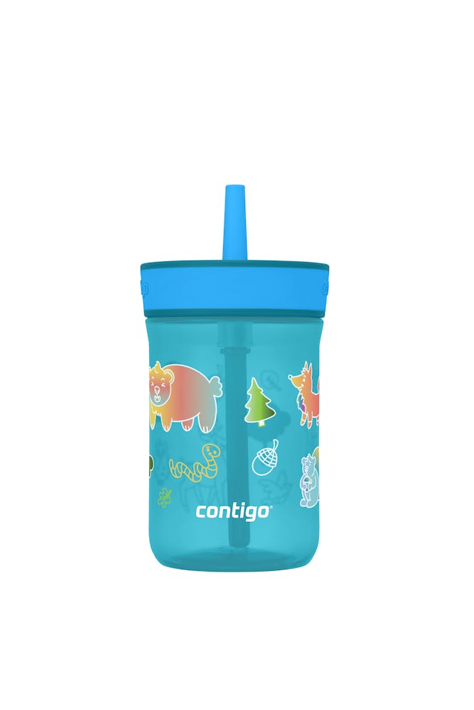 Contigo® Kids’ Leighton Straw Tumbler with Spill-Proof Leak-Proof Lid, 14oz (CGGY)