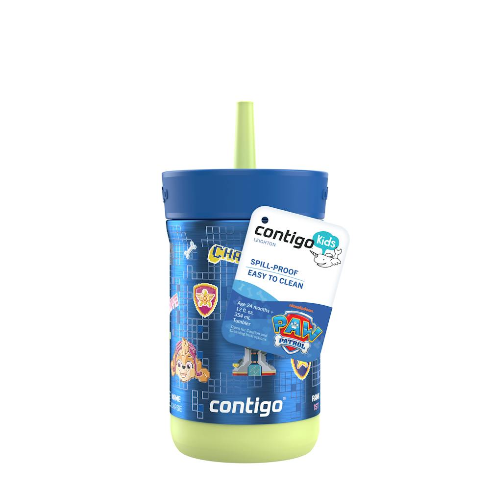 Contigo® Kids Leighton Spill-Proof Stainless Steel Tumbler with Straw, 12oz (7LHW)