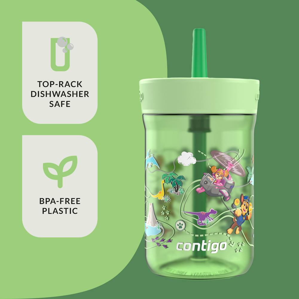 Contigo® Kids’ Leighton Straw Tumbler with Spill-Proof Leak-Proof Lid, 14oz (WYHM)