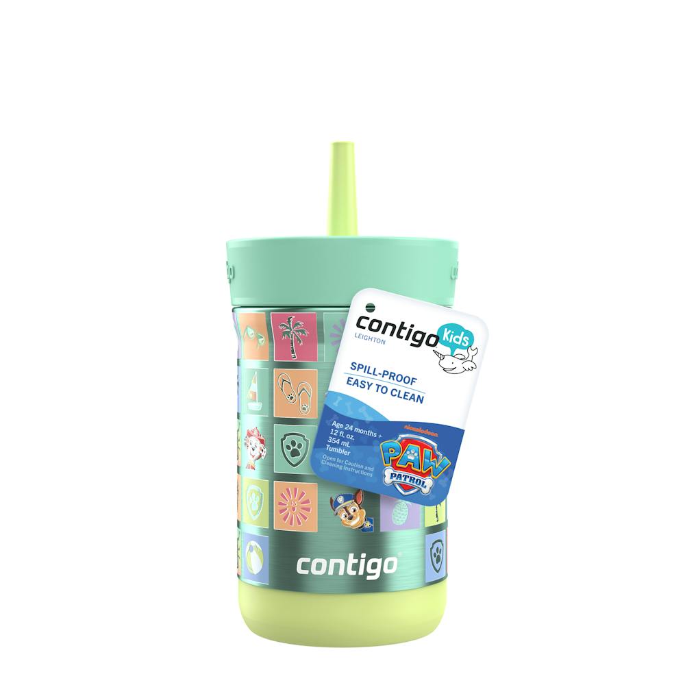 Contigo® Kids Leighton Spill-Proof Stainless Steel Tumbler with Straw, 12oz (7LHW)