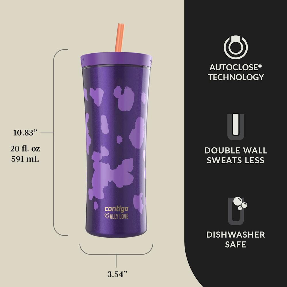 Contigo® x Ally Love Streeterville AUTOCLOSE® Shake & Go® Tumbler, 20oz (S6BI)