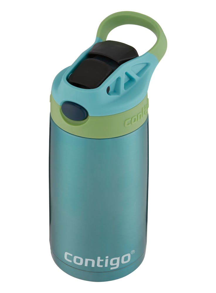 Contigo® Kids Straw Stainless Steel Water Bottle with AUTOSPOUT® Lid, 13oz (9IM8)