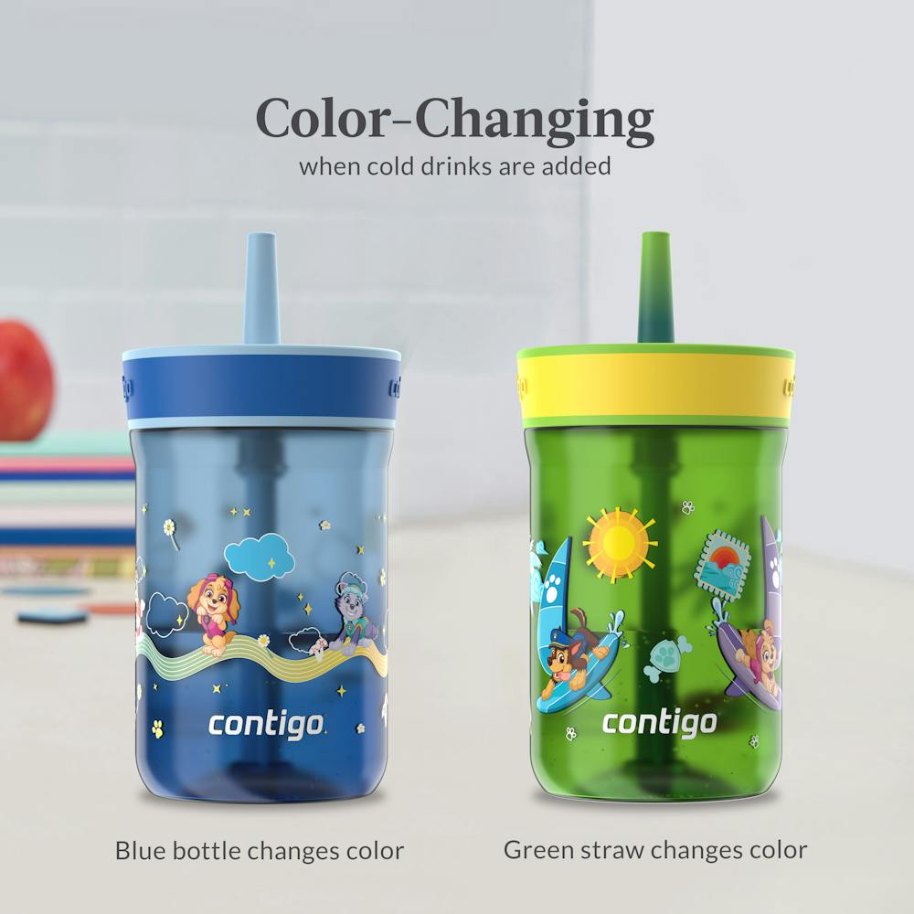 Contigo® Kids’ Leighton Straw Tumbler with Spill-Proof Leak-Proof Lid, 14oz (WYHM)
