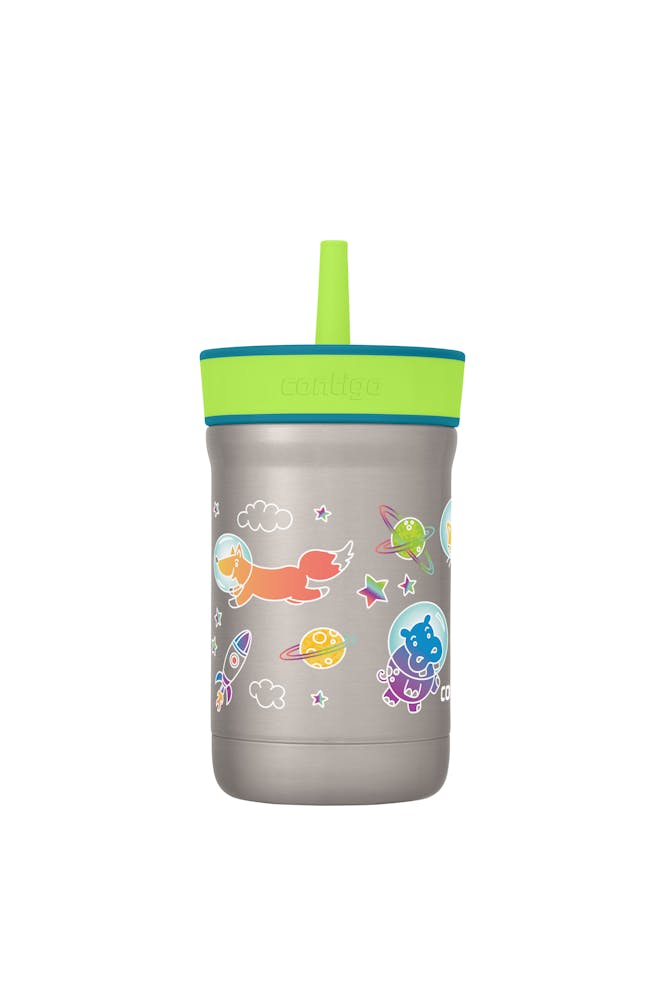Contigo® Kids Leighton Spill-Proof Stainless Steel Tumbler with Straw, 12oz (7LHW)