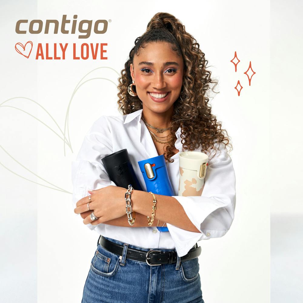 Contigo® x Ally Love West Loop 3.0 Stainless Steel Travel Mug with AUTOSEAL® Easy-Clean Lid, 16oz (04NT)