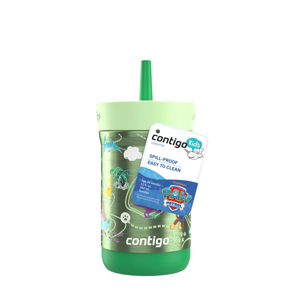 Contigo® Kids Leighton Spill-Proof Stainless Steel Tumbler with Straw, 12oz (7LHW)