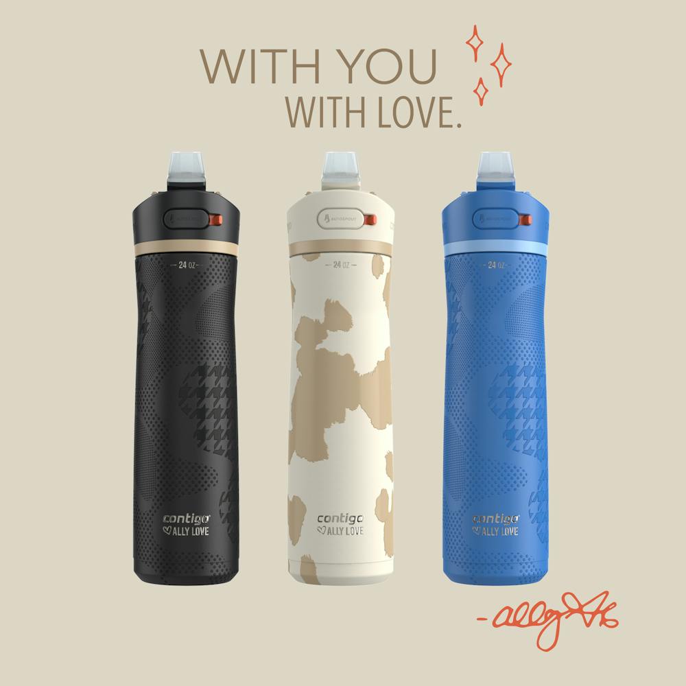 Contigo® x Ally Love Ashland Chill 2.0 Stainless Steel Water Bottle with AUTOSPOUT® Lid, 24oz (DUTT)
