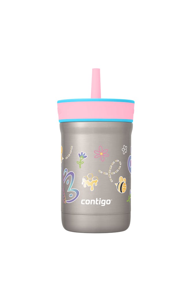 Contigo® Kids Leighton Spill-Proof Stainless Steel Tumbler with Straw, 12oz (7LHW)