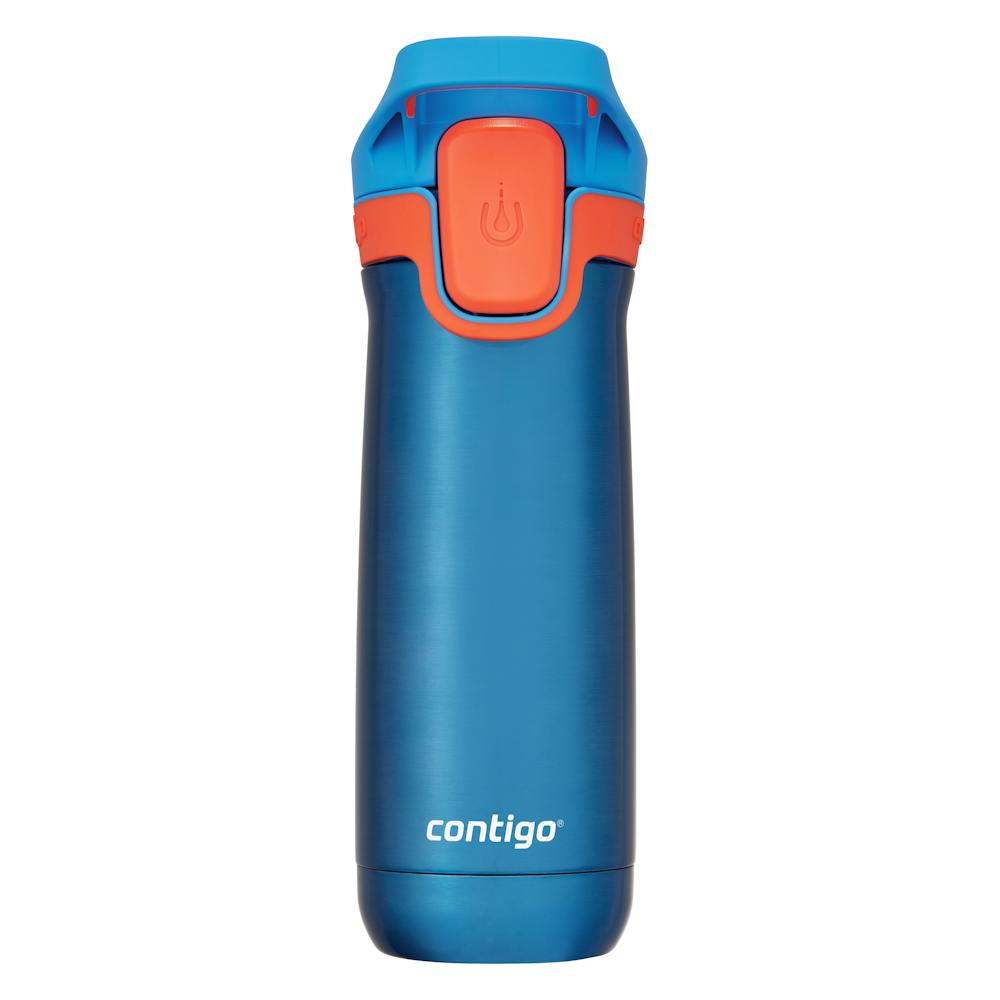 Contigo® Kids’ Casey Stainless Steel Water Bottle with Spill-Proof Leak-Proof Lid, 13oz (RLBQ)