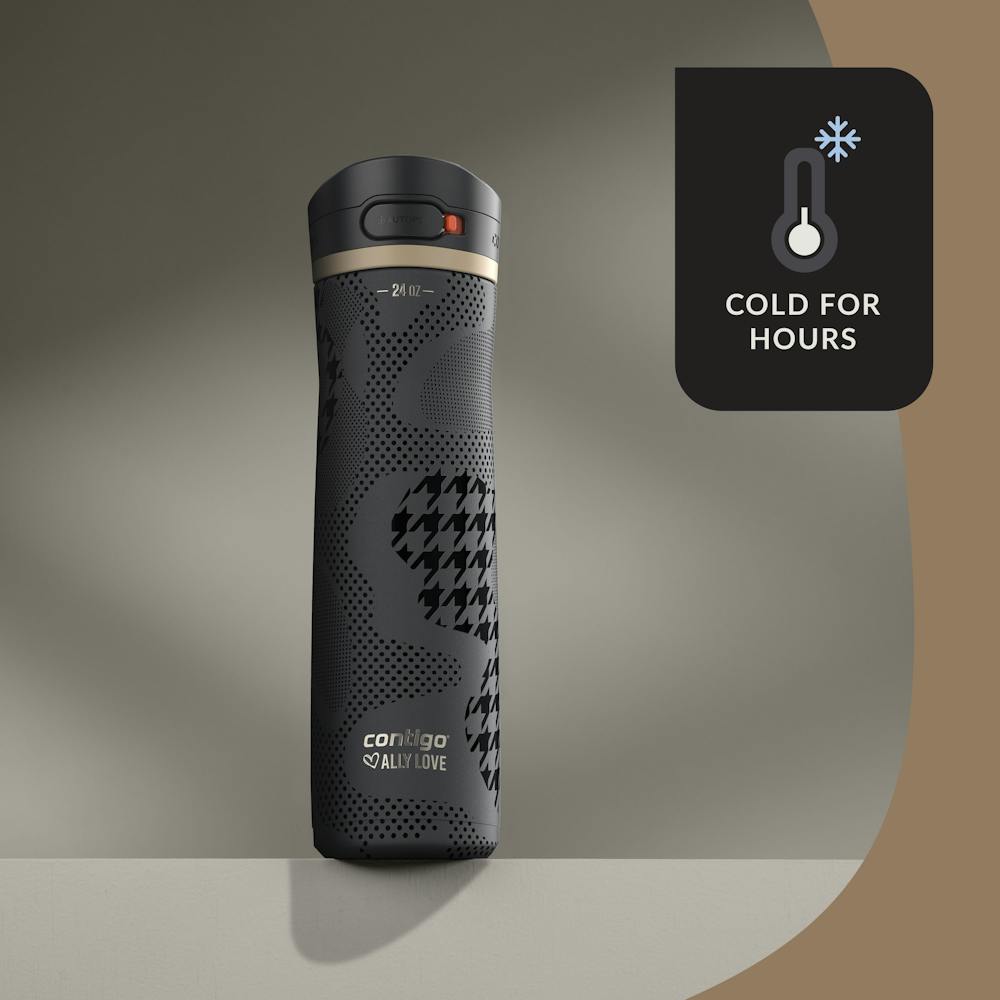 Contigo® x Ally Love Jackson Chill 2.0 Stainless Steel Water Bottle with AUTOPOP® Lid, 24oz (8HAQ)