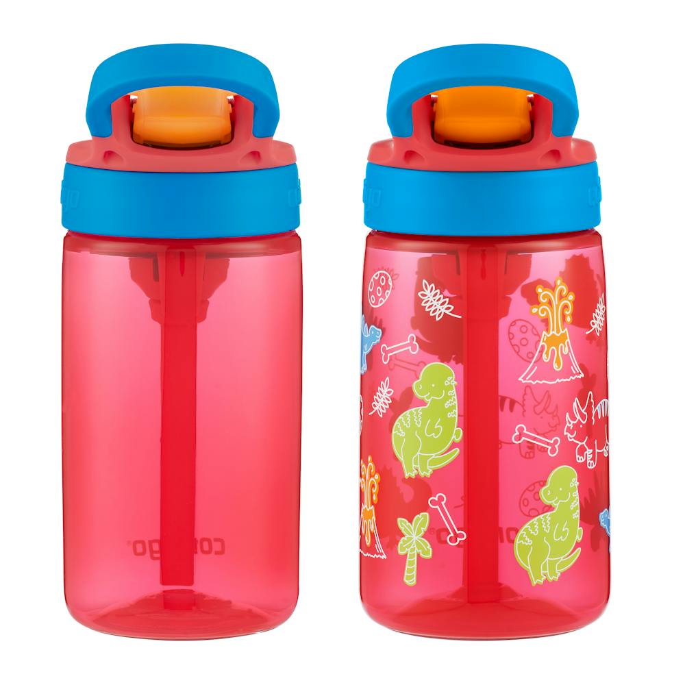 Contigo® Kids Water Bottle with Redesigned AUTOSPOUT® Straw, 14 oz, 2 pack (FU1Q)