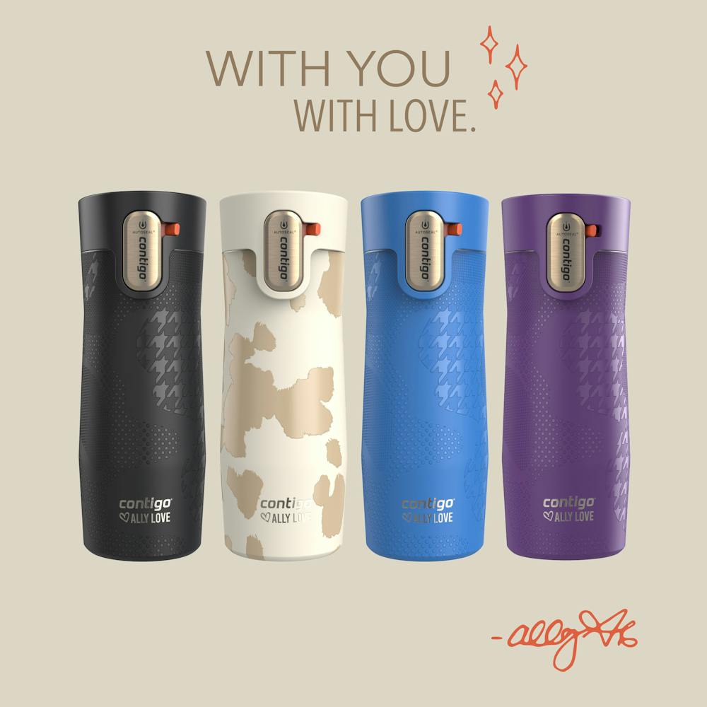Contigo® x Ally Love West Loop 3.0 Stainless Steel Travel Mug with AUTOSEAL® Easy-Clean Lid, 16oz (04NT)