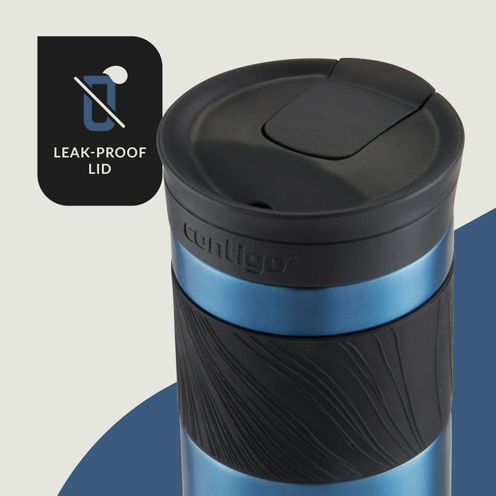 Contigo® Byron 2.0 Stainless Steel Travel Mug with SNAPSEAL™ Lid and Grip, 20oz (QTVU)