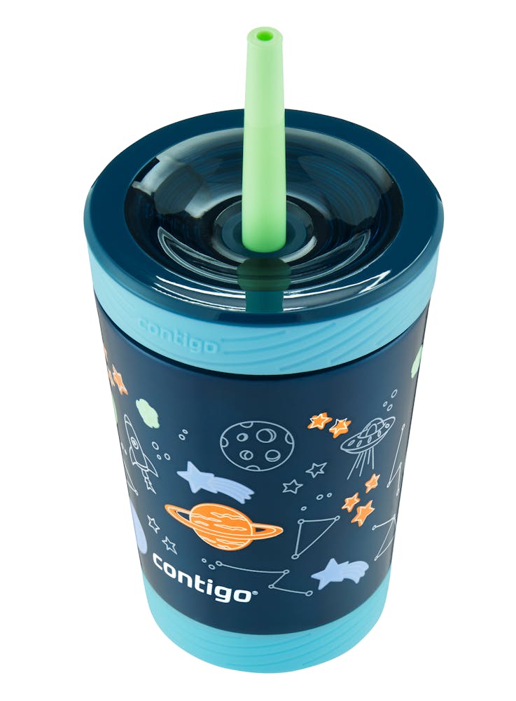Kids Spill-Proof Stainless Steel Tumbler with Straw and THERMALOCK®, 12 oz (UM55)