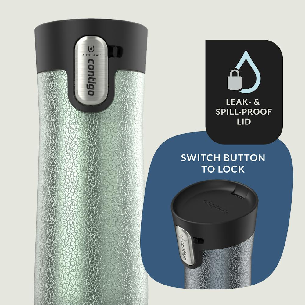 Contigo® AUTOSEAL® West Loop Vacuum-Insulated Stainless Steel Travel Mug with Easy-Clean Lid, 20 oz, 2-Pack (Y814)