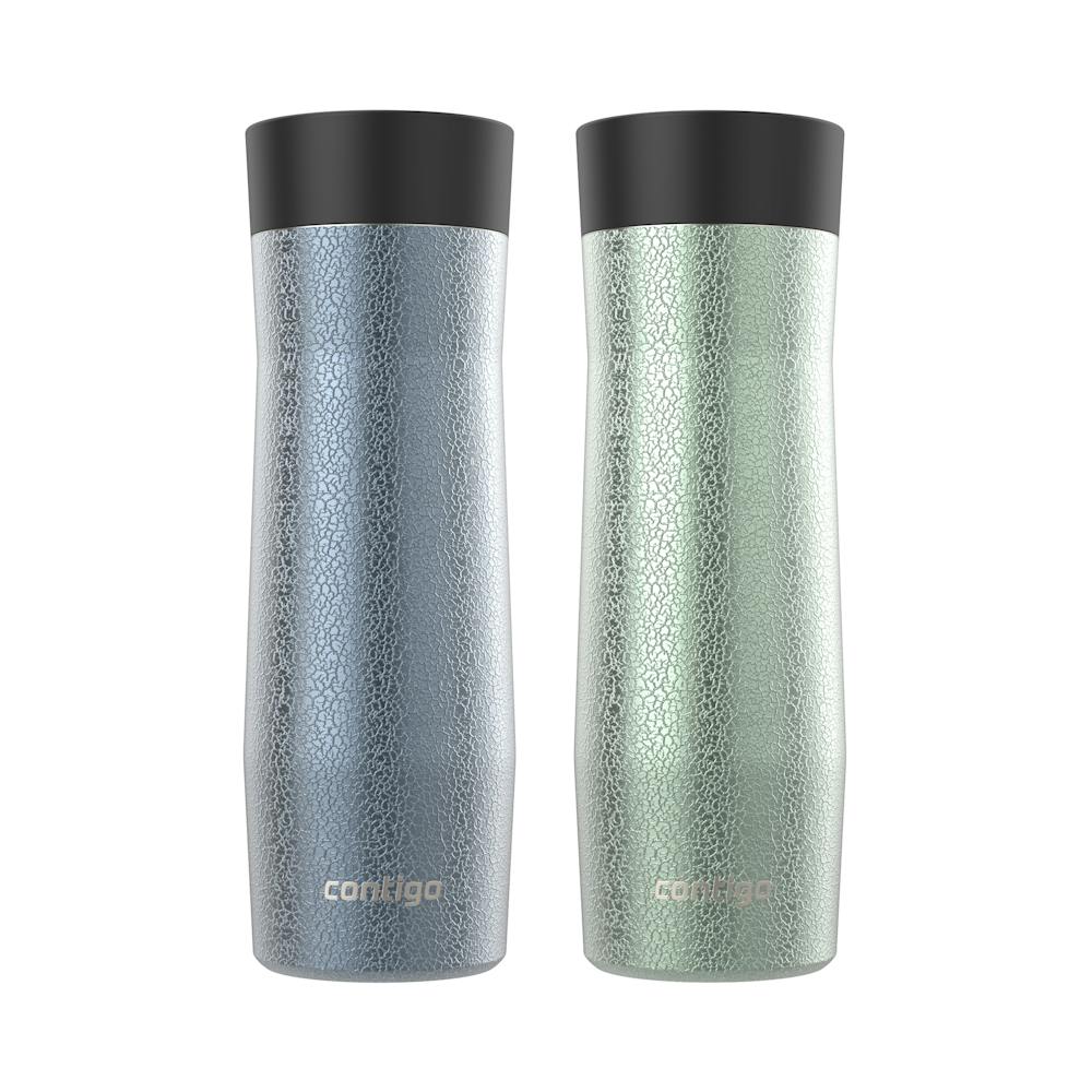 Contigo® AUTOSEAL® West Loop Vacuum-Insulated Stainless Steel Travel Mug with Easy-Clean Lid, 20 oz, 2-Pack (Y814)