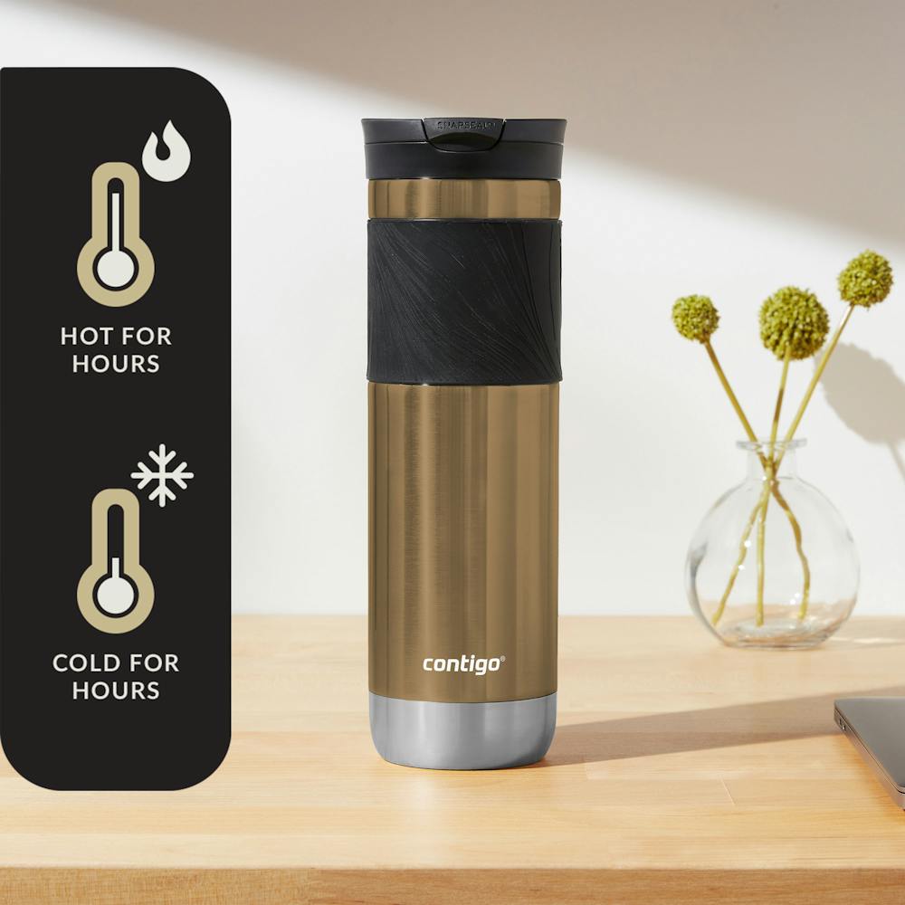 Contigo® Byron 2.0 Stainless Steel Travel Mug with SNAPSEAL™ Lid and Grip, 24oz (6KFP)