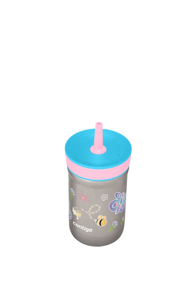 Contigo® Kids Leighton Spill-Proof Stainless Steel Tumbler with Straw, 12oz (7LHW)