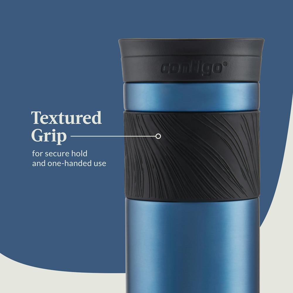 Contigo® Byron 2.0 Stainless Steel Travel Mug with SNAPSEAL™ Lid and Grip, 20oz (QTVU)