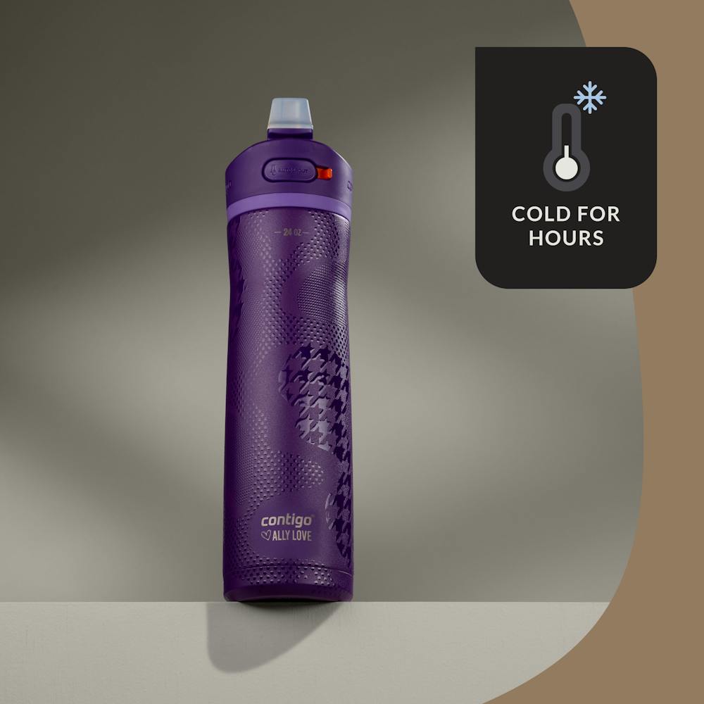 Contigo® x Ally Love Ashland Chill 2.0 Stainless Steel Water Bottle with AUTOSPOUT® Lid, 24oz (DUTT)