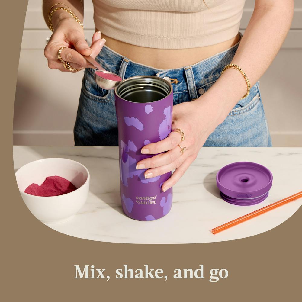 Contigo® x Ally Love Streeterville 2.0 Stainless Steel Tumbler with Straw, 24oz (S663)
