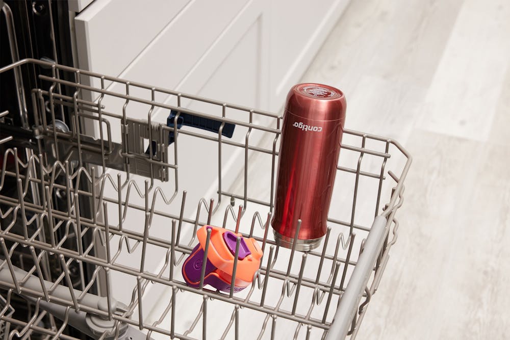 Contigo® Kids’ Casey Stainless Steel Water Bottle with Spill-Proof Leak-Proof Lid, 13oz (RLBQ)