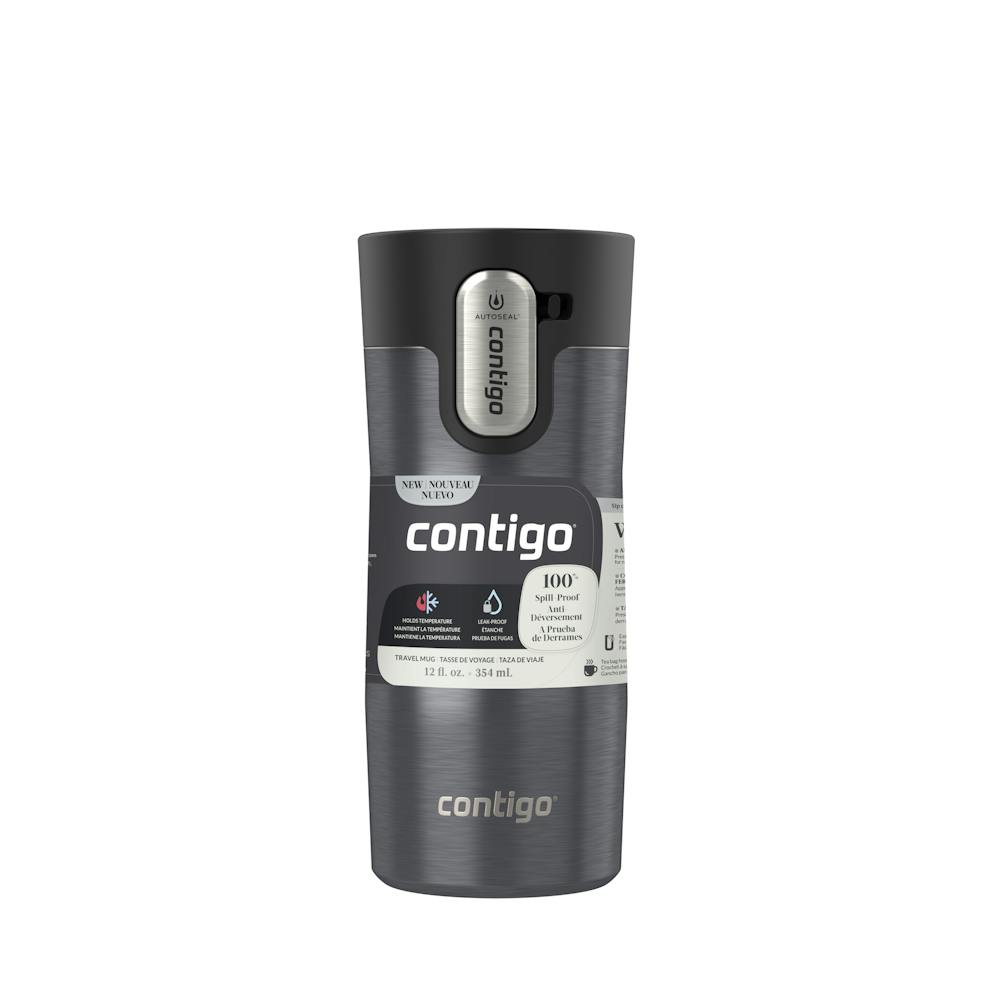 Contigo® AUTOSEAL® West Loop Vacuum-Insulated Stainless Steel Travel Mug with Easy-Clean Lid, 12 oz (7HZV)
